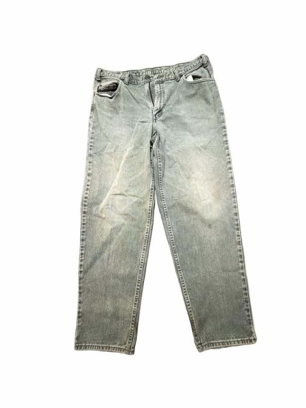 Levi's 533 Green Relaxed Fit Faded Wash Denim Jeans